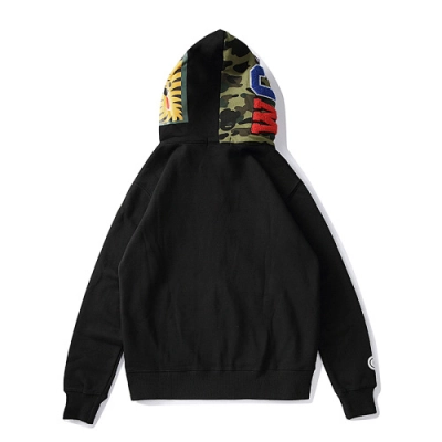 EM Sneakers BAPE 2nd Shark Full Zip Hoodie Black/Camo 02