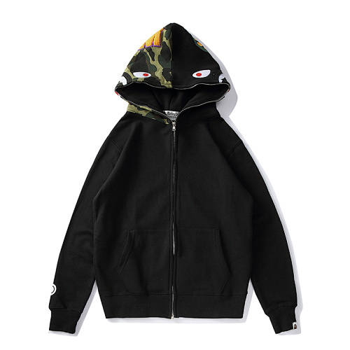 EM Sneakers BAPE 2nd Shark Full Zip Hoodie Black/Camo