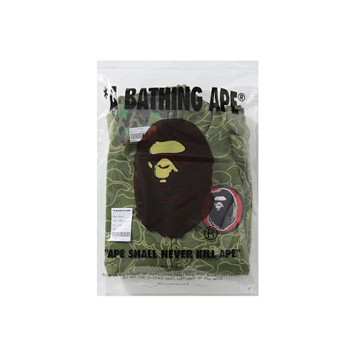 EM Sneakers BAPE 30th Anniversary Line Camo Shark Full Zip Hoodie Green