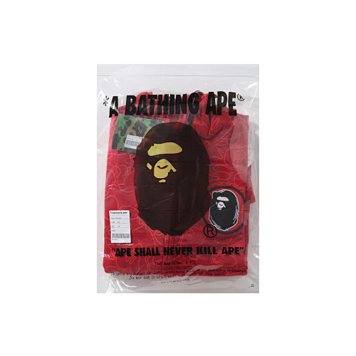 EM Sneakers BAPE 30th Anniversary Line Camo Shark Full Zip Hoodie Red