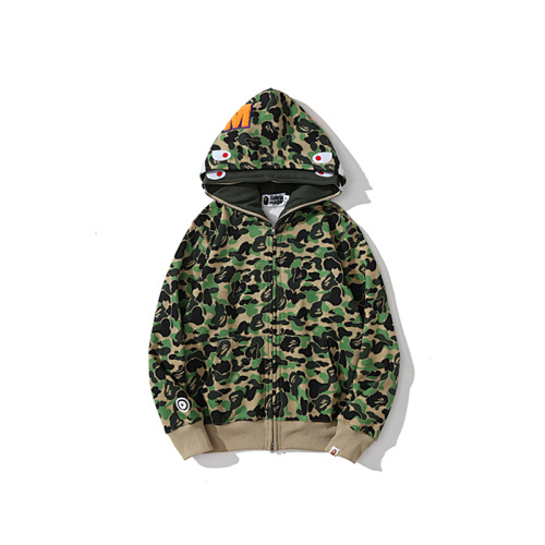 EM Sneakers BAPE ABC Camo Double Shark Full Zip Hoodie (FW23) Blue /Pink /Green