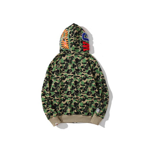 EM Sneakers BAPE ABC Camo Double Shark Full Zip Hoodie (FW23) Blue /Pink /Green