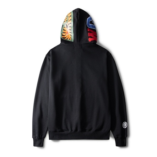 EM Sneakers BAPE Neon Shark Full Zip Hoodie Black