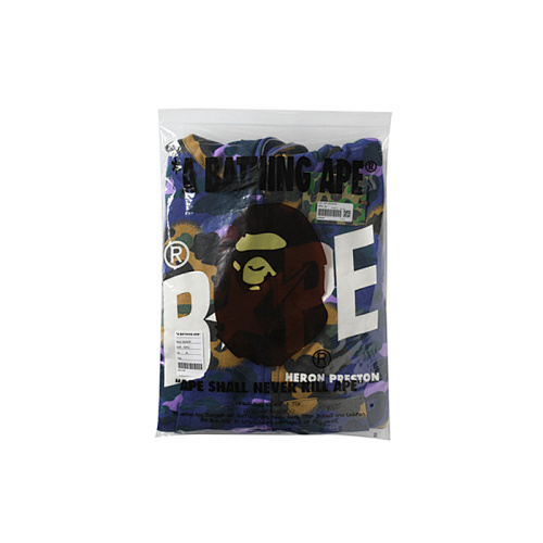 EM Sneakers BAPE x Heron Preston Mix 1st Camo Shark Relaxed Fit Full Zip Hoodie Purple