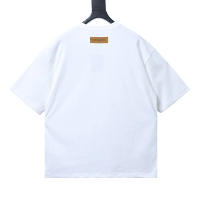 EM Sneakers Louis Vuitton 23FW White Dove Print T-shirt White 02