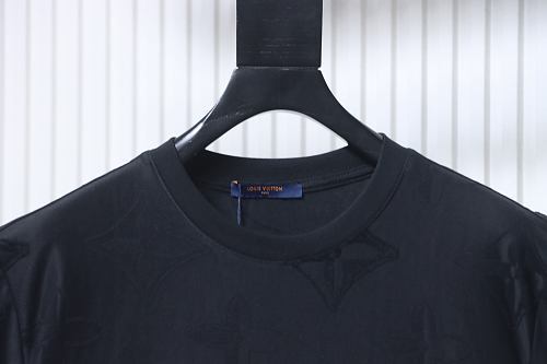 EM Sneakers Louis Vuitton 26SS All-over Monogram Jacquard T-shirt Black