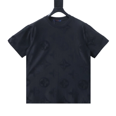 EM Sneakers Louis Vuitton 26SS All-over Monogram Jacquard T-shirt Black 01