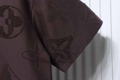 EM Sneakers Louis Vuitton 26SS All-over Monogram Jacquard T-shirt Brown