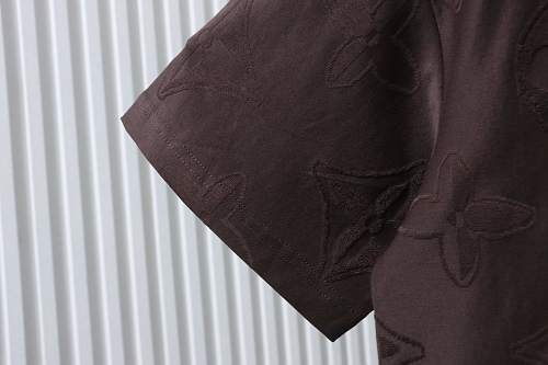 EM Sneakers Louis Vuitton 26SS All-over Monogram Jacquard T-shirt Brown