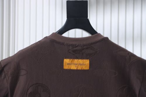 EM Sneakers Louis Vuitton 26SS All-over Monogram Jacquard T-shirt Brown