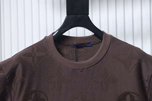 EM Sneakers Louis Vuitton 26SS All-over Monogram Jacquard T-shirt Brown