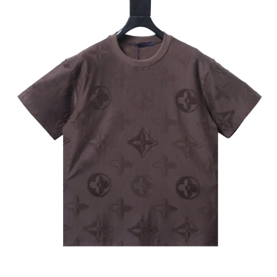 EM Sneakers Louis Vuitton 26SS All-over Monogram Jacquard T-shirt Brown 01