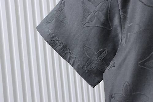 EM Sneakers Louis Vuitton 26SS All-over Monogram Jacquard T-shirt Gray