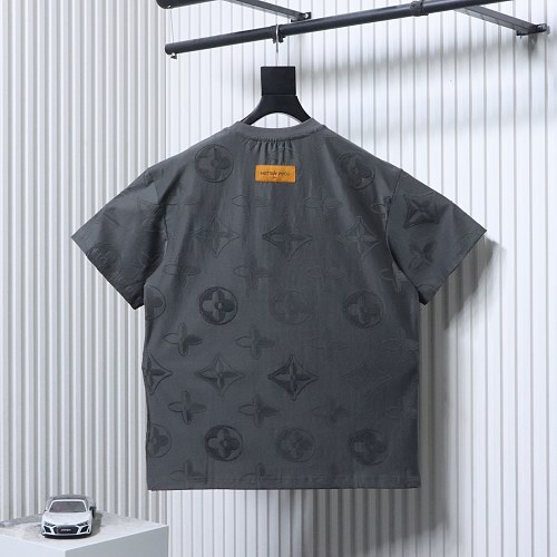 EM Sneakers Louis Vuitton 26SS All-over Monogram Jacquard T-shirt Gray