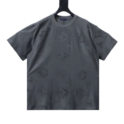 EM Sneakers Louis Vuitton 26SS All-over Monogram Jacquard T-shirt Gray 01