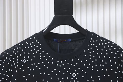 EM Sneakers Louis Vuitton LV Starry Sky Print T-shirt Black