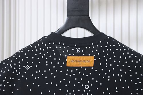 EM Sneakers Louis Vuitton LV Starry Sky Print T-shirt Black