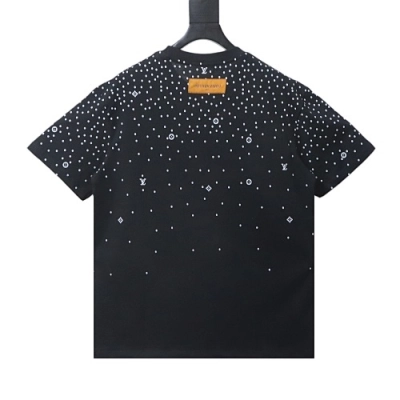 EM Sneakers Louis Vuitton LV Starry Sky Print T-shirt Black 02