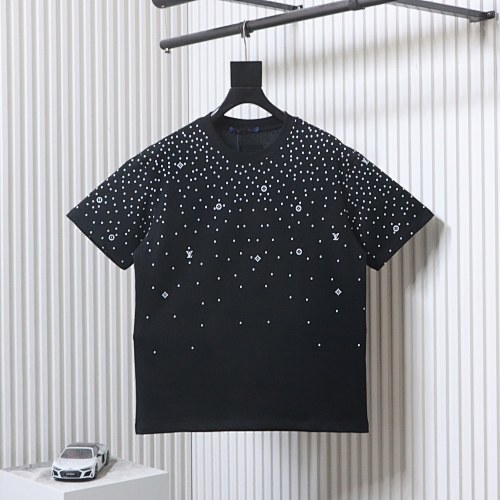 EM Sneakers Louis Vuitton LV Starry Sky Print T-shirt Black