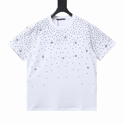 EM Sneakers Louis Vuitton LV Starry Sky Print T-shirt White 01