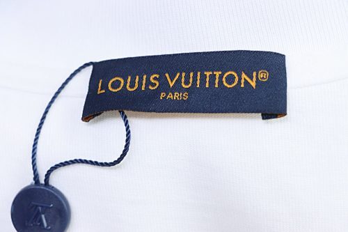 EM Sneakers Louis Vuitton Monogram Faux Pocket Print T-shirt White