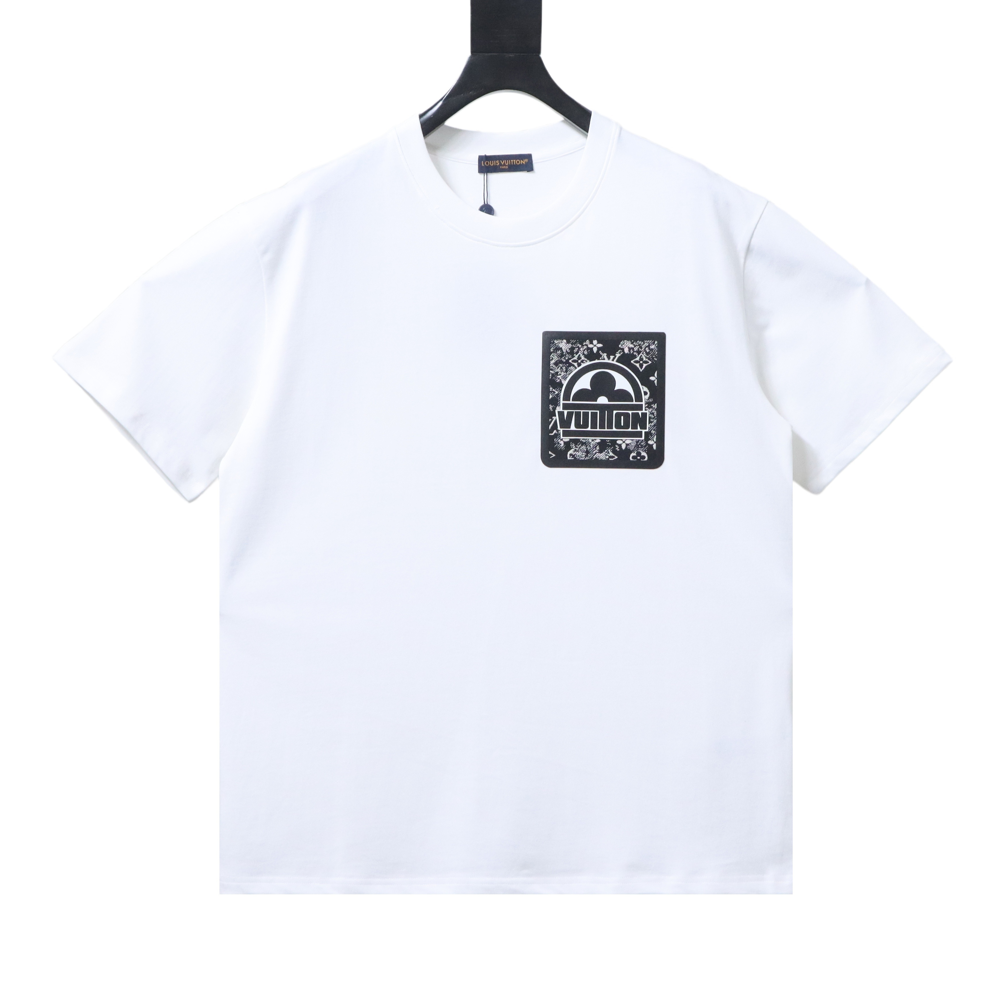EM Sneakers Louis Vuitton Monogram Faux Pocket Print T-shirt White
