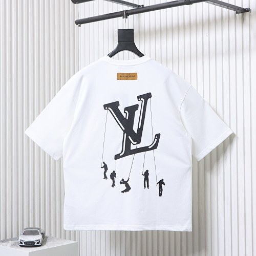 EM Sneakers Louis Vuitton Paratrooper Print T-shirt White