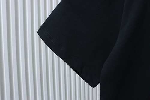 EM Sneakers Louis Vuitton Tri-Flower Embroidered T-Shirt Black