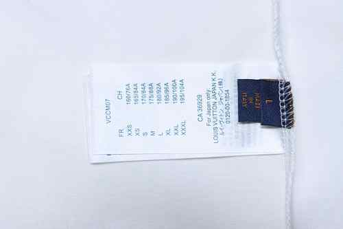 EM Sneakers Louis Vuitton Tri-Flower Embroidered T-Shirt White