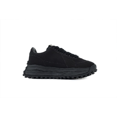 EM Sneakers Maison Mihara Yasuhiro Larry OG Sole Mix Material Low Black NO.303 02
