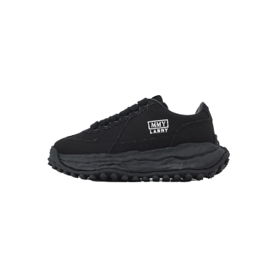 EM Sneakers Maison Mihara Yasuhiro Larry OG Sole Mix Material Low Black NO.303 01