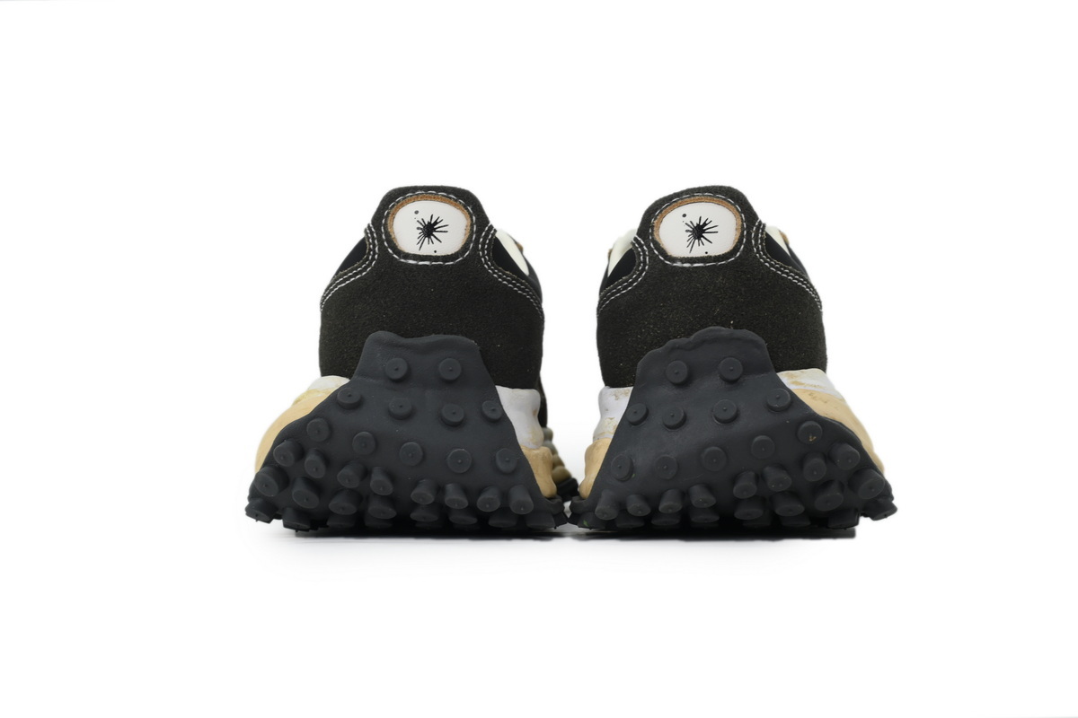 EM Sneakers Maison Mihara Yasuhiro Larry OG Sole Vintage Mix Material Low Black White NO.305