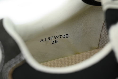 EM Sneakers Maison Mihara Yasuhiro Larry OG Sole Vintage Mix Material Low Black White NO.305