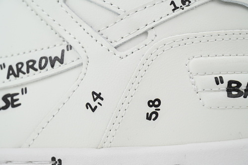 EM Sneakers Off-White Quotation Leather Out Of Office White