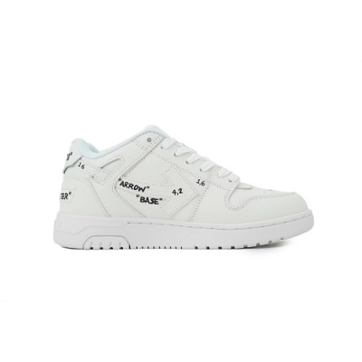 EM Sneakers Off-White Quotation Leather Out Of Office White 02