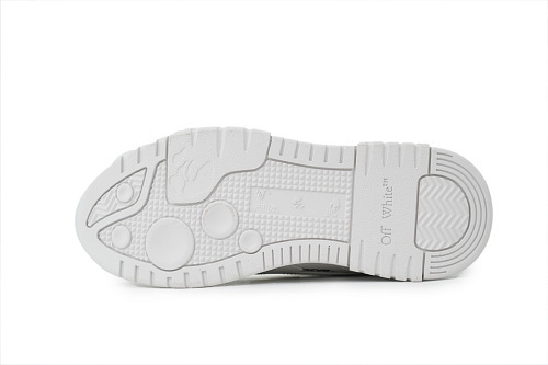 EM Sneakers Off-White Quotation Leather Out Of Office White