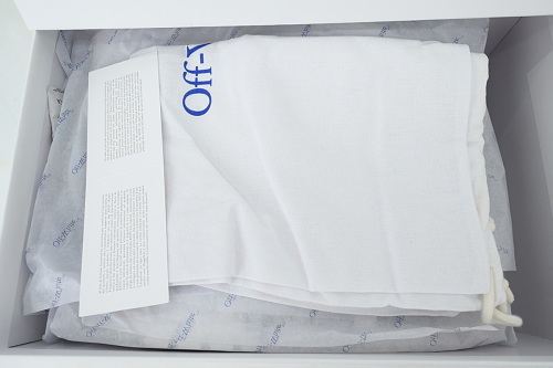 EM Sneakers Off-White Quotation Leather Out Of Office White