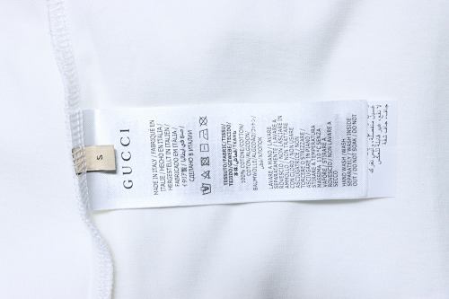 EM Sneakers Gucci 23ss Bear Embroidered T-shirt White