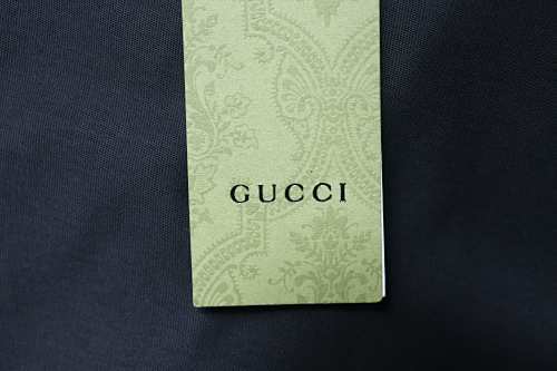 EM Sneakers Gucci 24Ss Cable Knit Logo Print T-Shirt Black