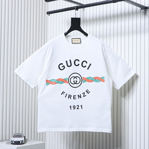 EM Sneakers Gucci 24Ss Cable Knit Logo Print T-Shirt White