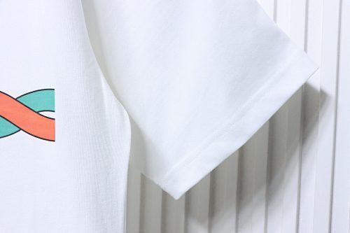 EM Sneakers Gucci 24Ss Cable Knit Logo Print T-Shirt White