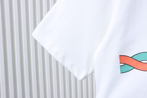 EM Sneakers Gucci 24Ss Cable Knit Logo Print T-Shirt White