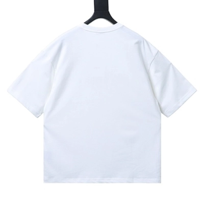 EM Sneakers Gucci 24Ss Cable Knit Logo Print T-Shirt White 02