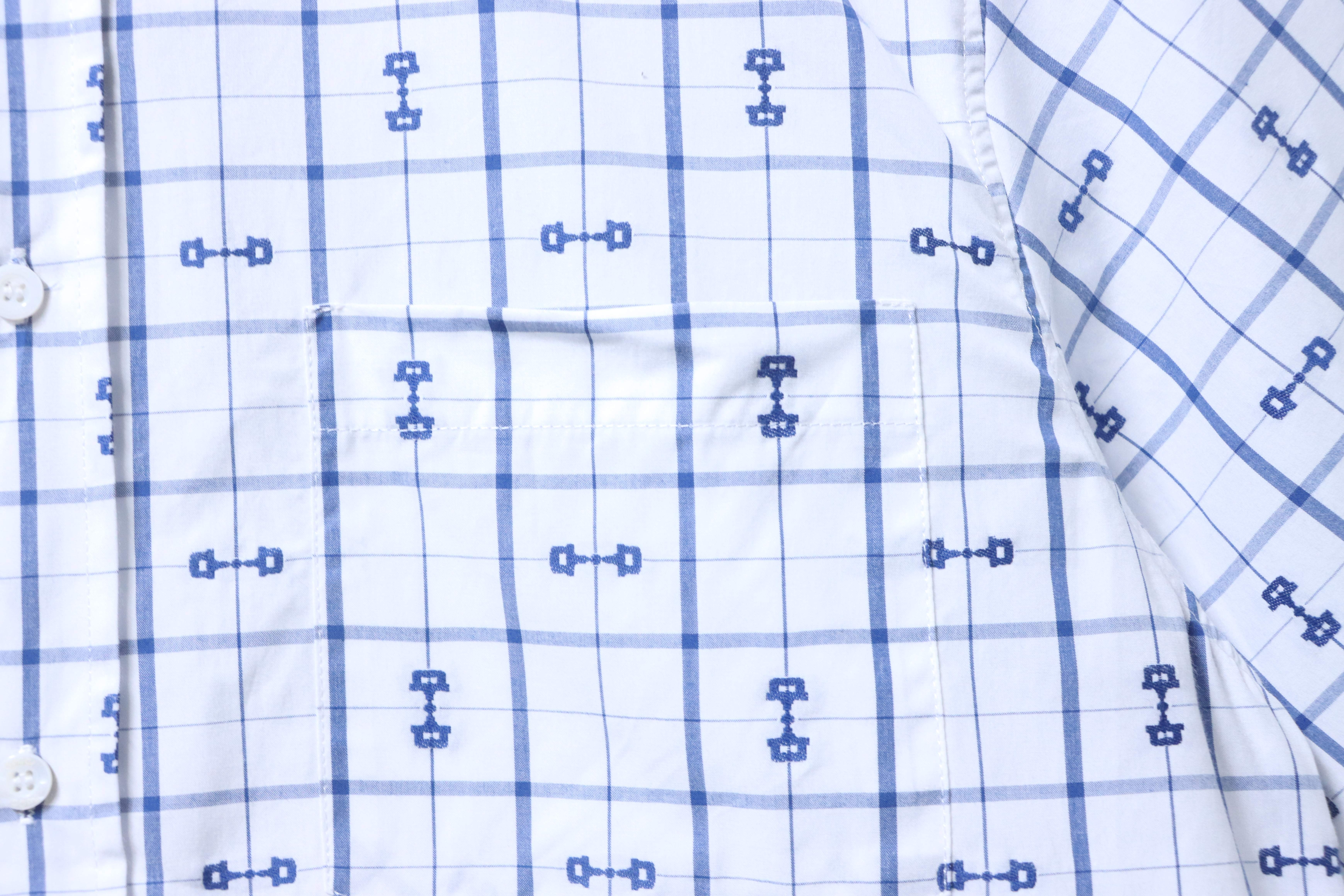 EM Sneakers Gucci 24SS Horsebit Jacquard Short-Sleeve Shirt