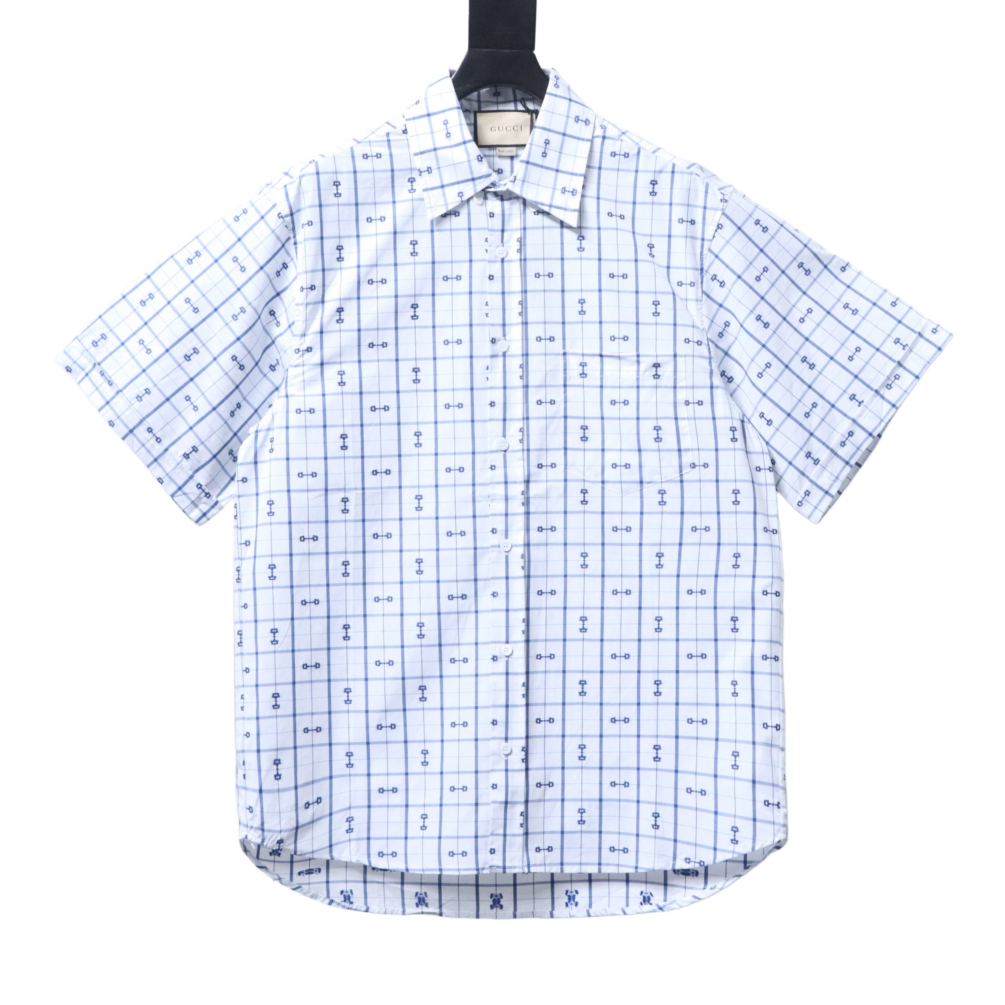 EM Sneakers Gucci 24SS Horsebit Jacquard Short-Sleeve Shirt