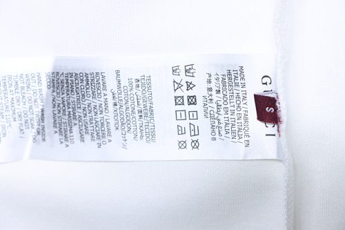 EM Sneakers GUCCI 25SS Ribbed Jacquard Short-Sleeve Polo Shirt White