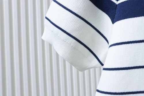 EM Sneakers GUCCI 25ss Striped Polo Knit Short Sleeve