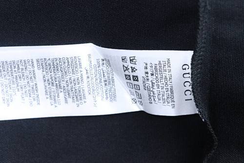 EM Sneakers GUCCI 26SS Classic Pocket Double G Embroidered Logo Short-Sleeve Polo Shirt Black