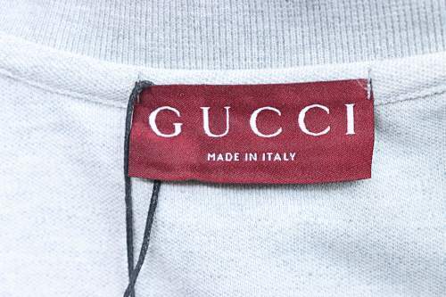 EM Sneakers GUCCI 26SS Classic Pocket Double G Embroidered Logo Short-Sleeve Polo Shirt White