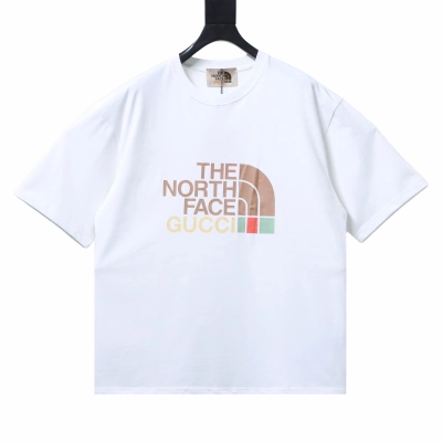 EM Sneakers Gucci & The North Face 21ss Collaboration Printed Logo T-Shirt White 01